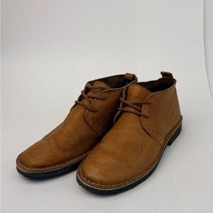 Men's Casual Leather Chukka Boots - Brown